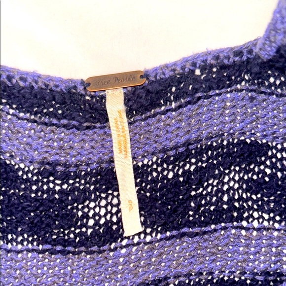 Free People Striped Knit Top in Purple and Lavender - Picture 3 of 8